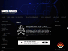 Tablet Screenshot of motormayhem.net